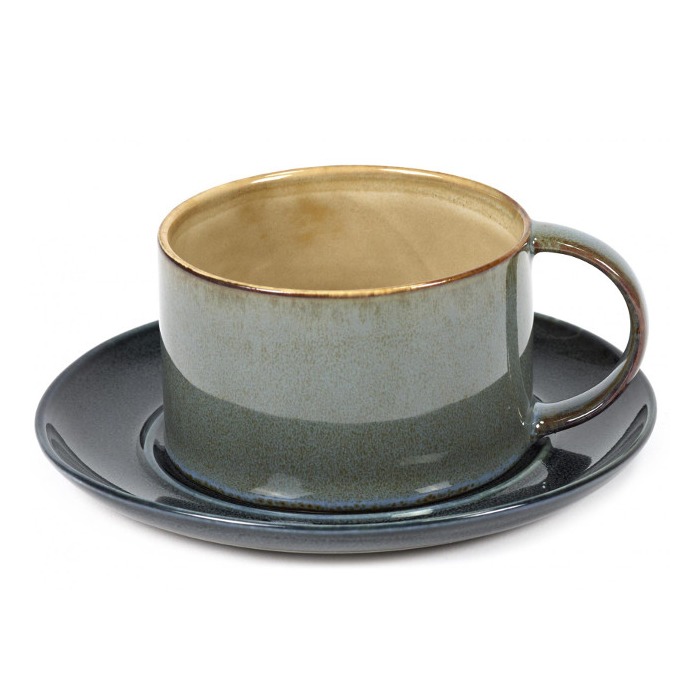 Anita Le Grelle Tasse A Cafe Misty Grey Smokey Blue H5 1 Cm