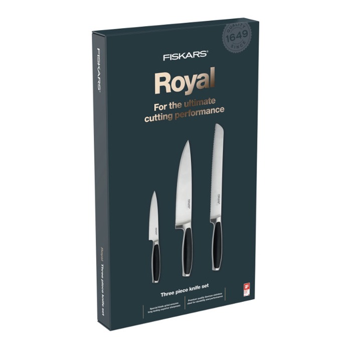 Vrijgevig Verzoenen Schilderen Fiskars Royal messenset (set van 3 stuks)