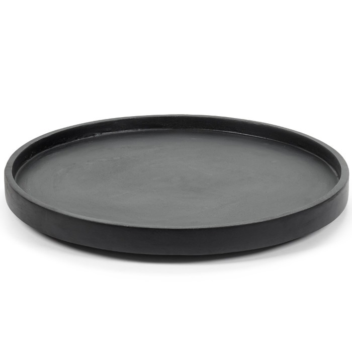 Bea Mombaers Tray black concrete Ø 50 cm