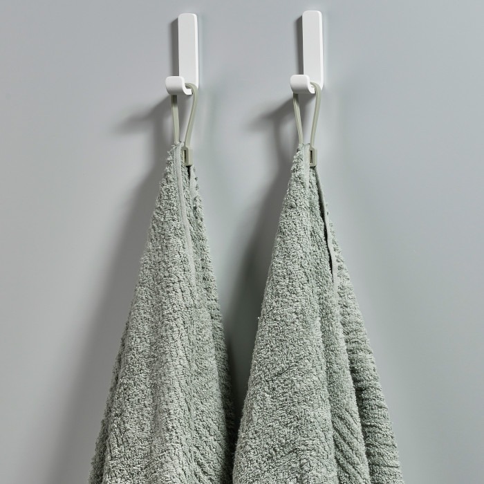 Zone Denmark LOOP Towel holder with magnet, eucalyptus green - 2 pcs