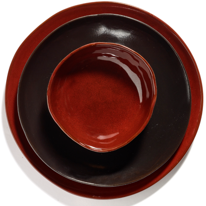 Marie Michielssen LA MÈRE Plate XL, Ebony - Ø 27 cm x h 2.5 cm