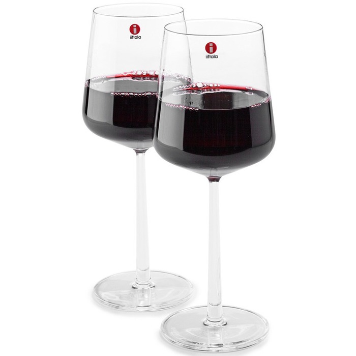 Sociaal deelnemen span iittala, Essence, rood wijnglas (set 2 glazen) - 45 cl