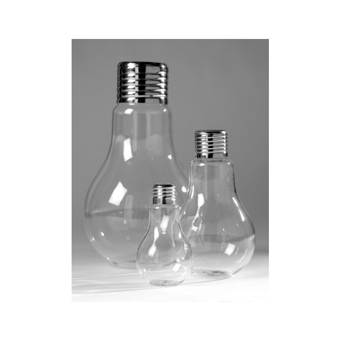 vaso a forma di lampadina Edison h 16 cm