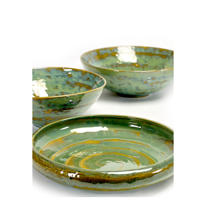 gereedschap redden Dank je Pascale Naessens PURE by Serax, salad bowl, sea green - Ø 32 cm