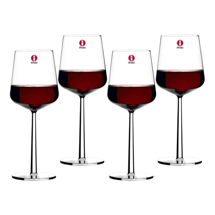 iittala, rood wijnglas 4 glazen) - 45 cl
