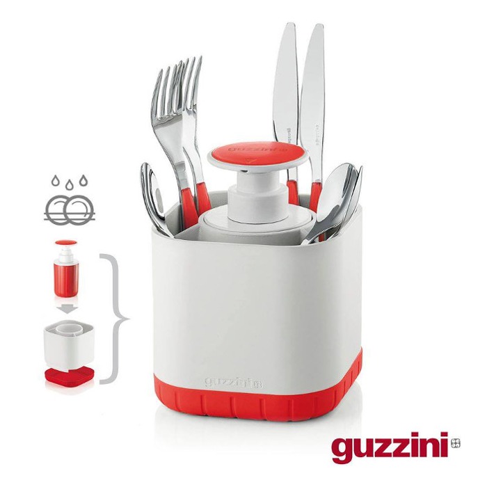 Guzzini Fill&Drain - Scolaposate - rosso